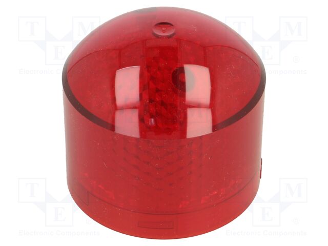 Module: light signaller; red; LED; 24VDC; 24VAC; IP66; Ø70x63.82mm