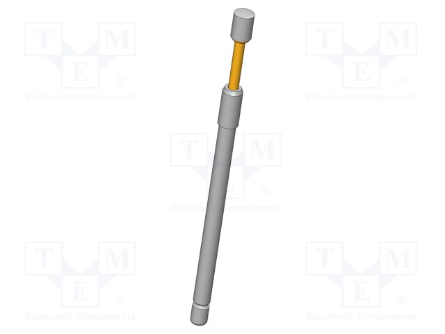 Test needle; Operational spring compression: 4mm; 20A; Ø: 2mm