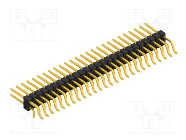 Connector: pin strips; pin header; male; PIN: 52; 2.54mm; SMT,THT