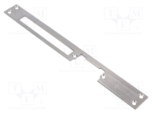 Frontal plate; long,flat; W: 25mm; L: 250mm; Mat: stainless steel