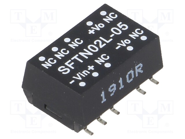 Converter: DC/DC; 2W; Uin: 4.5÷5.5V; 5VDC; Iout: 40÷400mA; SMD; 1.2g