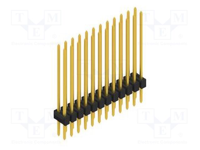 Connector: pin strips; pin header; male; PIN: 24; 2.54mm; THT; 2x12