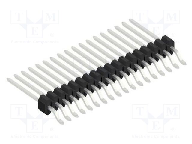 Connector: pin strips; pin header; male; PIN: 18; 1.27mm; SMT; 1x18