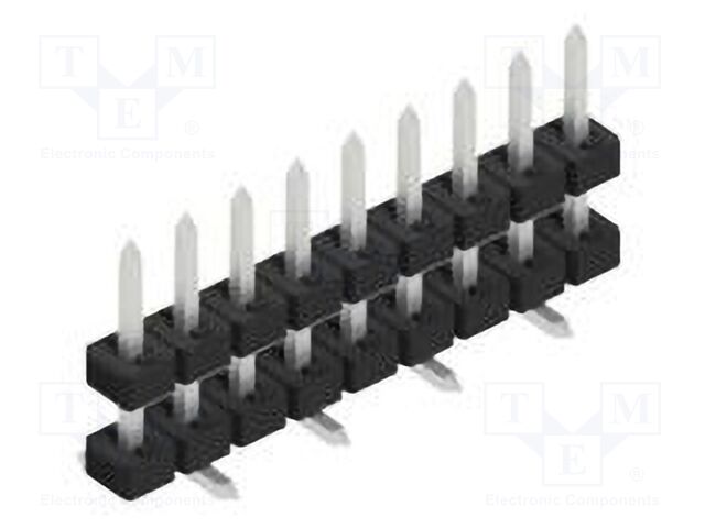 Connector: pin strips; pin header; male; PIN: 9; 2mm; SMT; 1x9; 100V