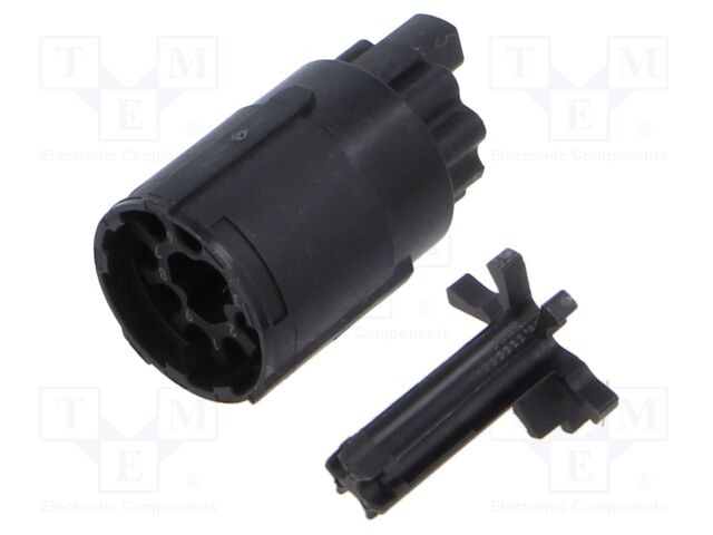 Connector: M17; male; contact insert; PIN: 12; crimped