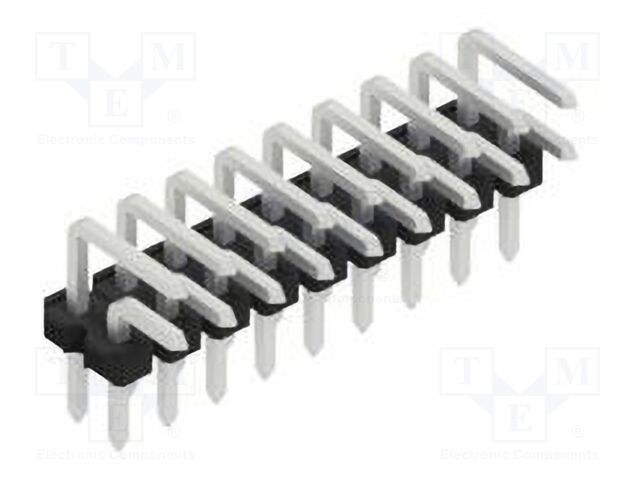 Connector: pin strips; pin header; male; PIN: 18; 2.54mm; THT; 2x9