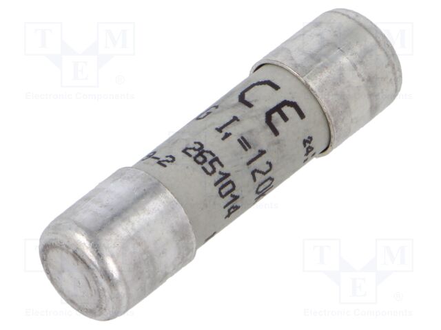 Fuse: fuse; gG; 4A; 500VAC; cylindrical; 10.3x38mm