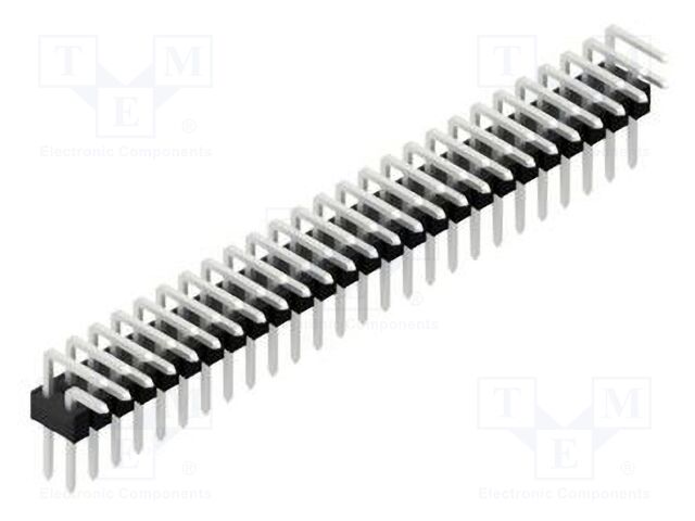 Connector: pin strips; pin header; male; PIN: 52; 2.54mm; THT; 2x26