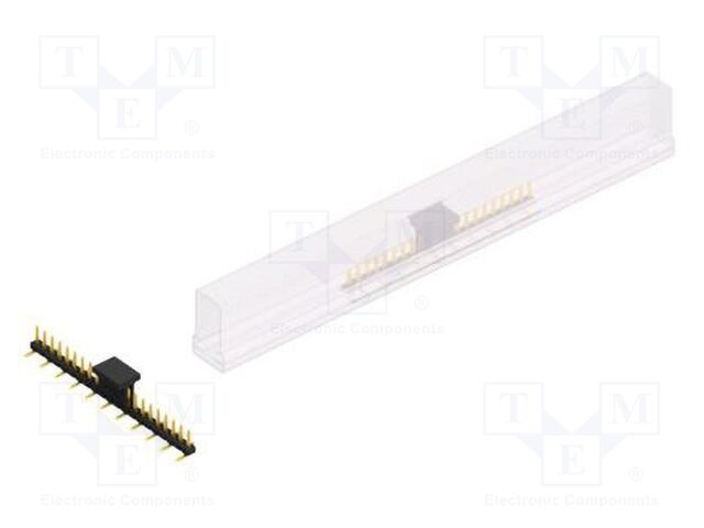 Connector: pin strips; pin header; male; PIN: 21; 2mm; SMT; 1x21