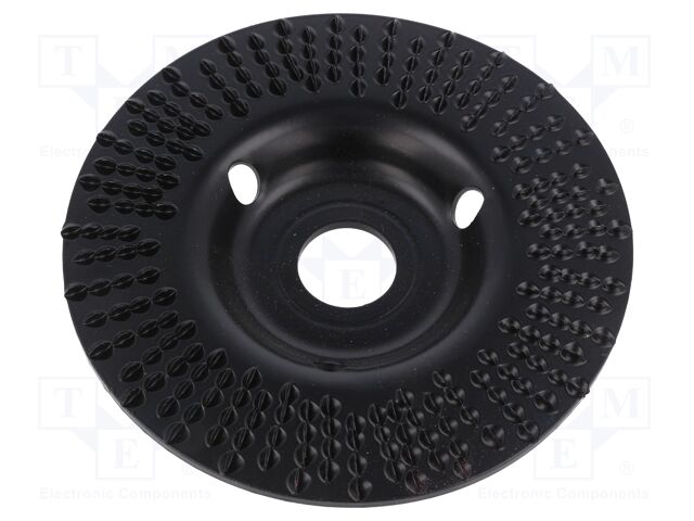 Grinding wheel; 125mm; prominent,with rasp