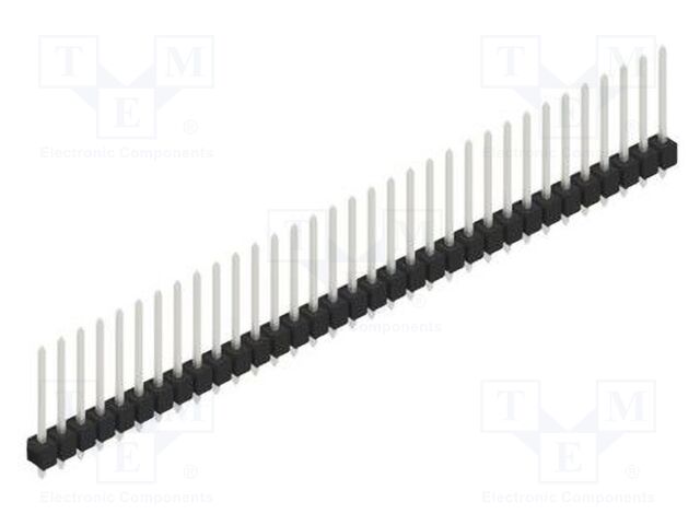 Connector: pin strips; pin header; male; PIN: 33; 2.54mm; THT; 1x33