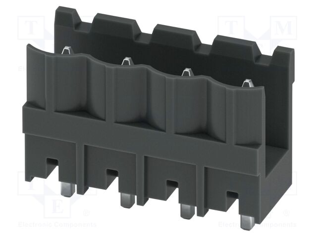 PCB headers, nominal cross section: 2.5 mm?, color: black, n