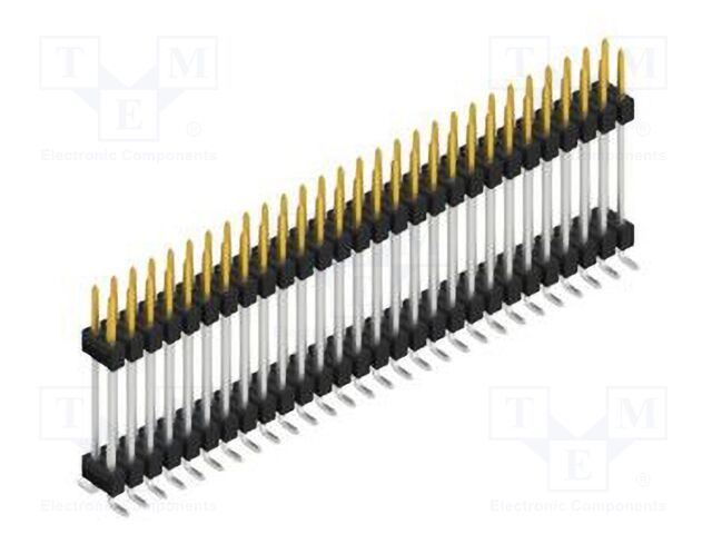 Connector: pin strips; pin header; male; PIN: 56; 2.54mm; SMT; 2x28