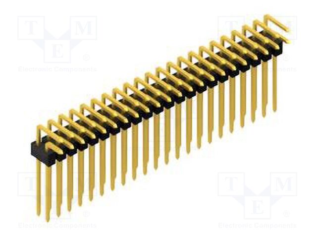 Connector: pin strips; pin header; male; PIN: 44; 2.54mm; THT; 2x22