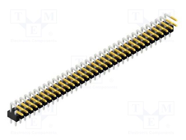 Connector: pin strips; pin header; male; PIN: 68; 2.54mm; THT; 2x34