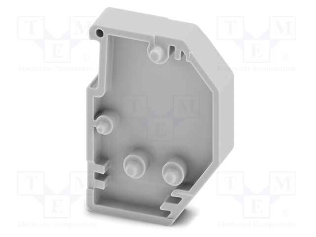 Separating plate; L: 24.4mm; ways: 1; W: 5.2mm; H: 18.5mm; Body: grey