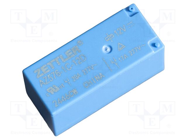 Relay: electromagnetic; SPDT; Ucoil: 12VDC; Icontacts max: 20A