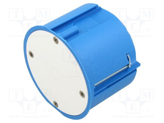Enclosure: junction box; Ø: 74mm; plaster embedded; polyamide