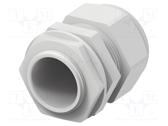 Cable gland; M32; 1.5; IP68; Mat: polyamide; light grey; Entrelec