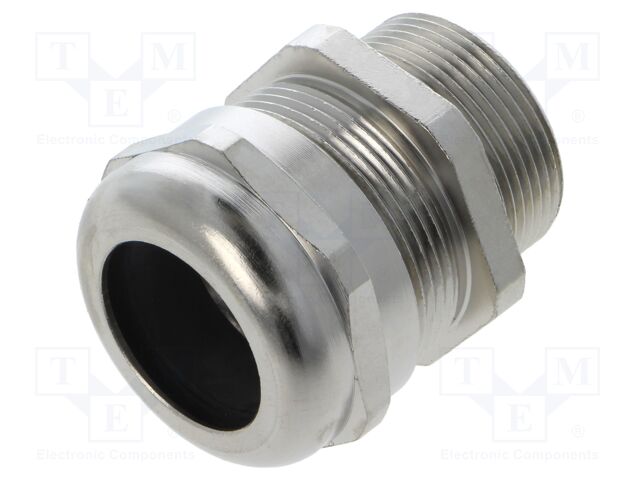 Cable gland; with long thread; M32; Mat: brass