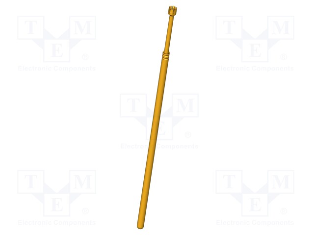 Needle-like test probe; Operational spring compression: 4.3mm