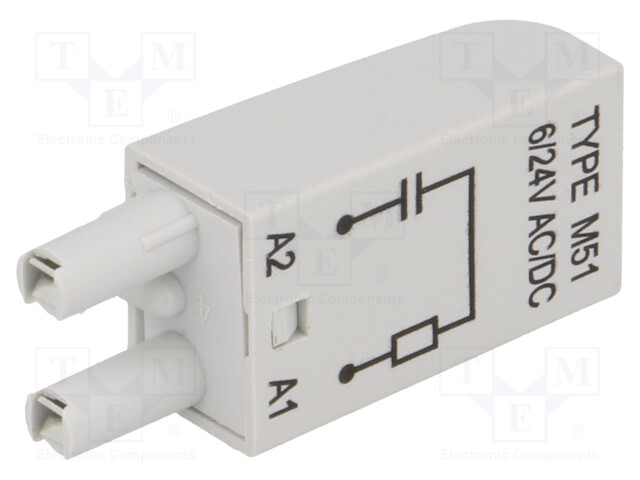 Module protecting; Mounting: socket; 6/24VAC