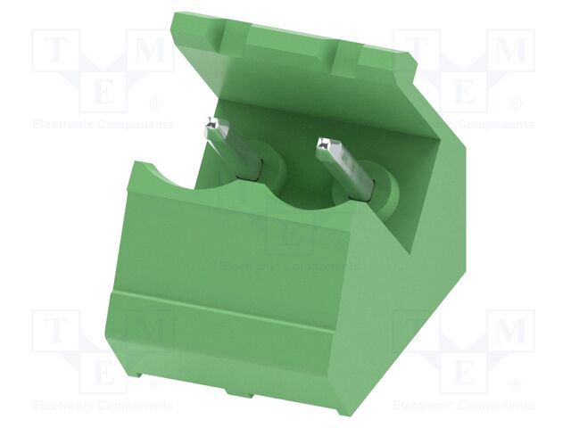 PCB headers, nominal cross section: 2.5 mm?, color: green, n