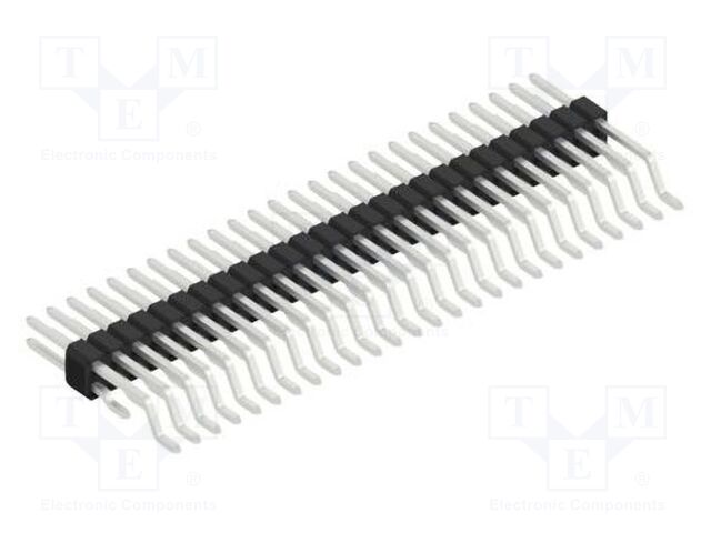Connector: pin strips; pin header; male; PIN: 52; 1.27mm; SMT; 2x26