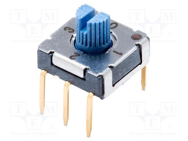 Encoding switch; DEC/BCD; Pos: 4; THT; Rcont max: 100mΩ; Mat: LCP