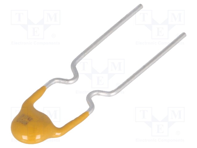 Fuse: PTC polymer; 100mA; Ø7,4mm; Pitch: 5.1mm