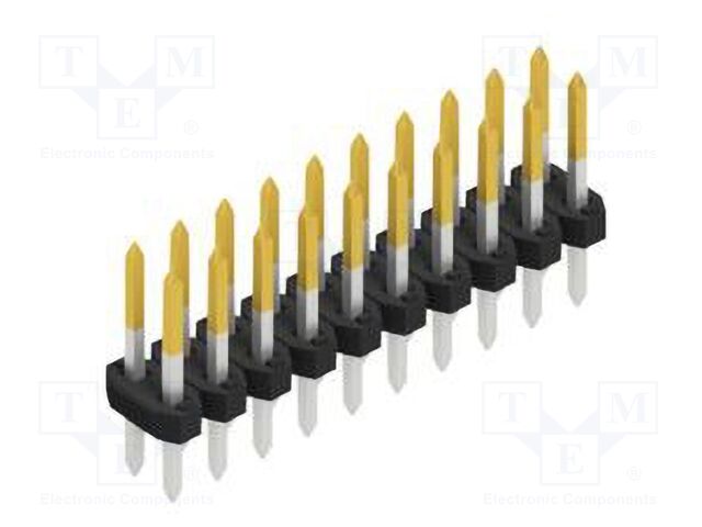 Connector: pin strips; pin header; male; PIN: 20; 2mm; THT; 2x10