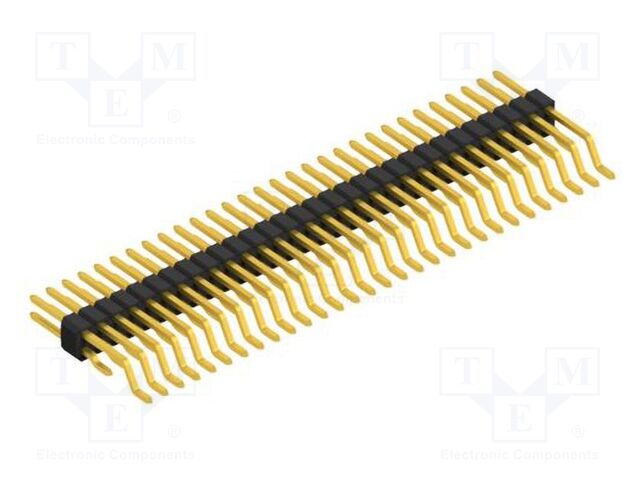 Connector: pin strips; pin header; male; PIN: 60; 1.27mm; SMT; 2x30