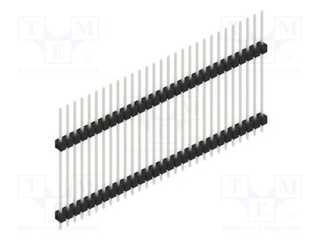 Connector: pin strips; pin header; male; PIN: 29; 2.54mm; THT; 1x29