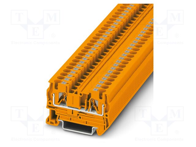 Splice terminal: rail; PT; 32A; 800V; push-in; PA; L: 35.3mm; W: 6.2mm