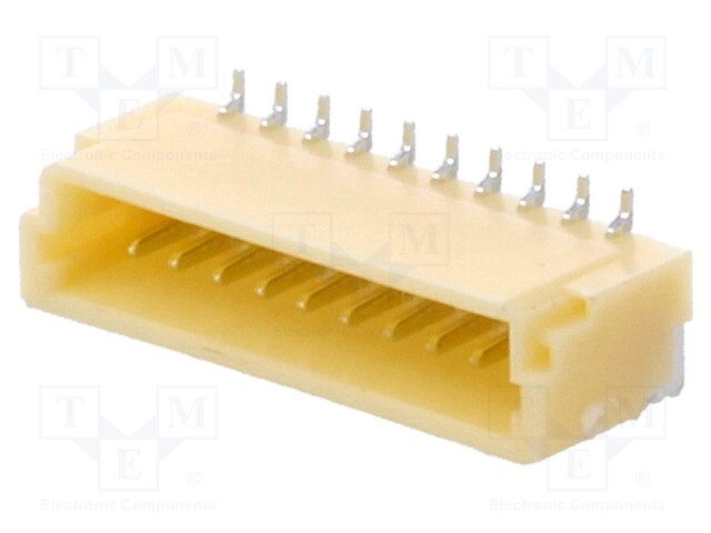 Socket; wire-board; male; SH,SR,SZ; 1mm; PIN: 10; SMT; 50V; 1A