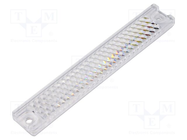 Reflector; 18.5x120x6.5mm; -20÷60°C; fixing 2 x M4; IP69K