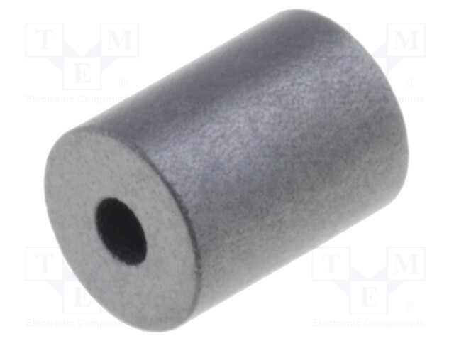 Ferrite: sleeve; L: 10mm; Øint: 2mm; Øout: 4mm; 53Ω; Imp.@ 100MHz: 80Ω