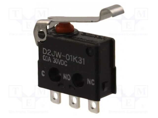 Microswitch SNAP ACTION; with lever; SPDT; ON-(ON); Pos: 2; IP67