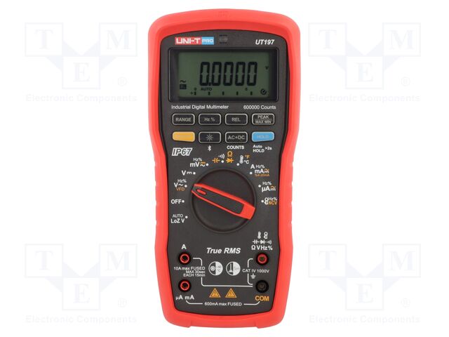 Meter: digital multimeter; VAC accuracy: ±(0.3%+20digit); IP67