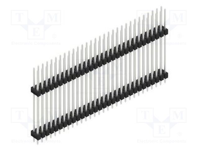 Connector: pin strips; pin header; male; PIN: 60; 2.54mm; THT; 2x30