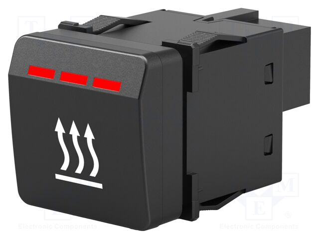 Switch: push-button; Pos: 2; SPST-NO; 0.05A/12VDC; OFF-(ON); 09