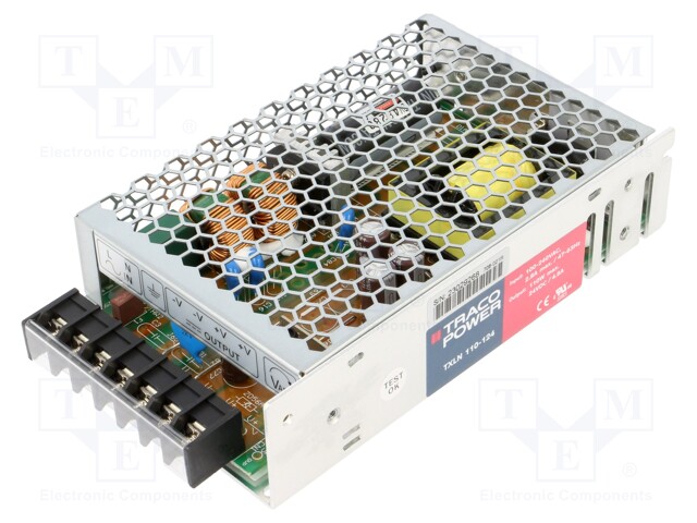 Power supply: switched-mode; modular; 110W; 24VDC; 4.6A; OUT: 1