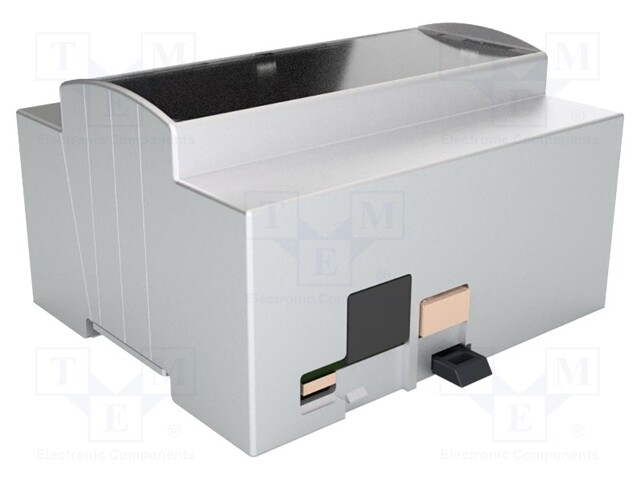 Enclosure: for computer; BEAGLEBONE GREEN; ABS + PC; grey; Z: 62mm