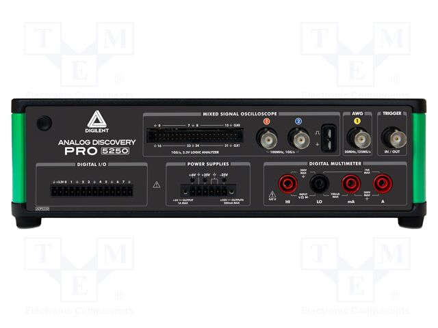 PC connected oscilloscope; 100MHz; Ch: 8; 1Gsps; Resolution: 8bit