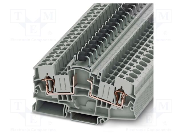 Splice terminal: rail; 5A; 1kV; spring clamp; PA; 0.2÷10mm2