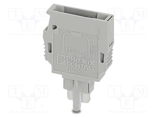 Connector: plug-in; PA; L: 33.3mm; ways: 1; W: 5.2mm; H: 24.2mm