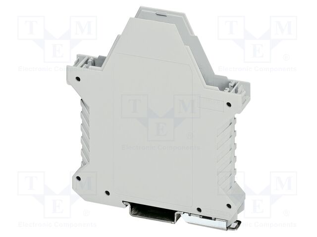 Enclosure base; grey; UL94V-0; ME 17,5; for DIN rail mounting