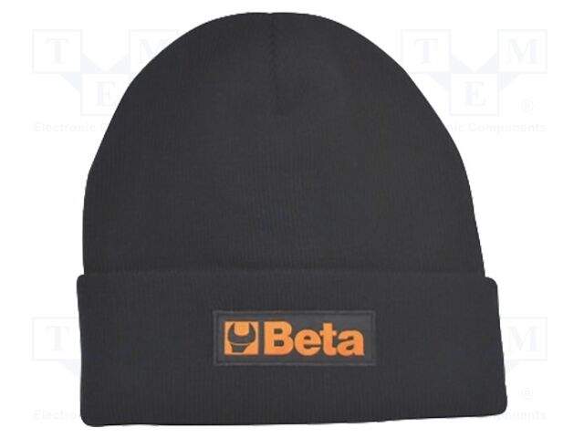 Beanie; black; acrylic