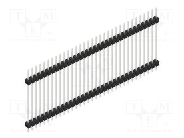 Connector: pin strips; pin header; male; PIN: 33; 2.54mm; THT; 1x33