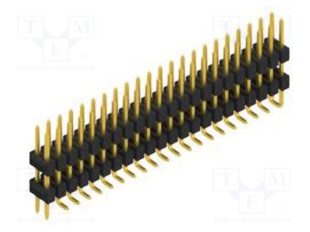 Connector: pin strips; pin header; male; PIN: 44; 2.54mm; SMT; 2x22